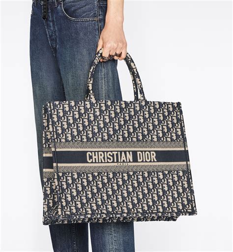 medium dior book tote black|christian Dior large tote bag.